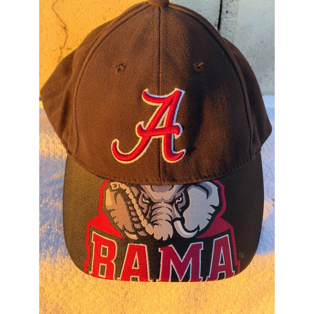 Alabama Crimson Tide NCAA Hat Brown Captivating Headgear Bama Elephant Cap OSFM